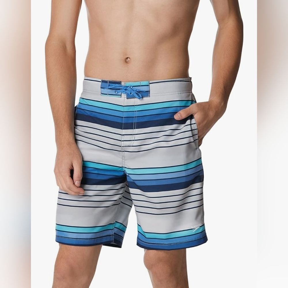 NWT Speedo Eco UPF50 Bondi Board Short Swim Shorts Trunks Blue S M L XL XXL